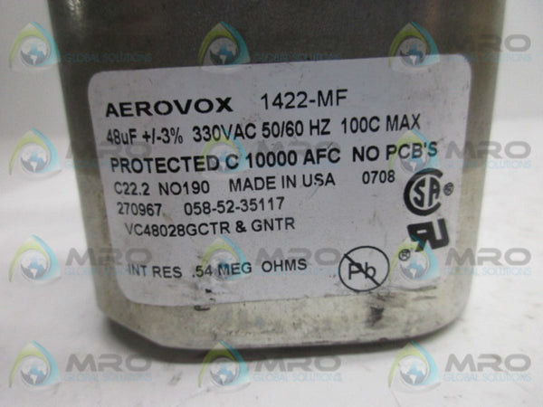 AEROVOX VC48028GCTR CAPACITOR  UNMP