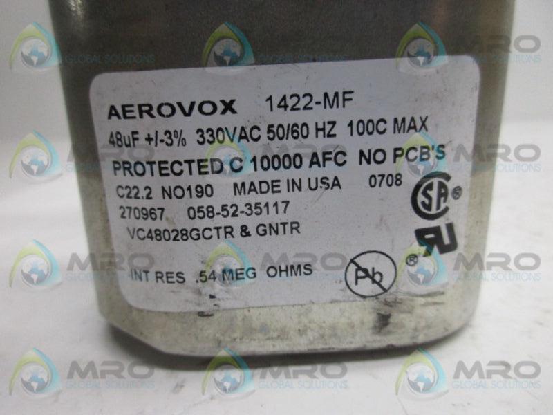 AEROVOX VC48028GCTR CAPACITOR  UNMP