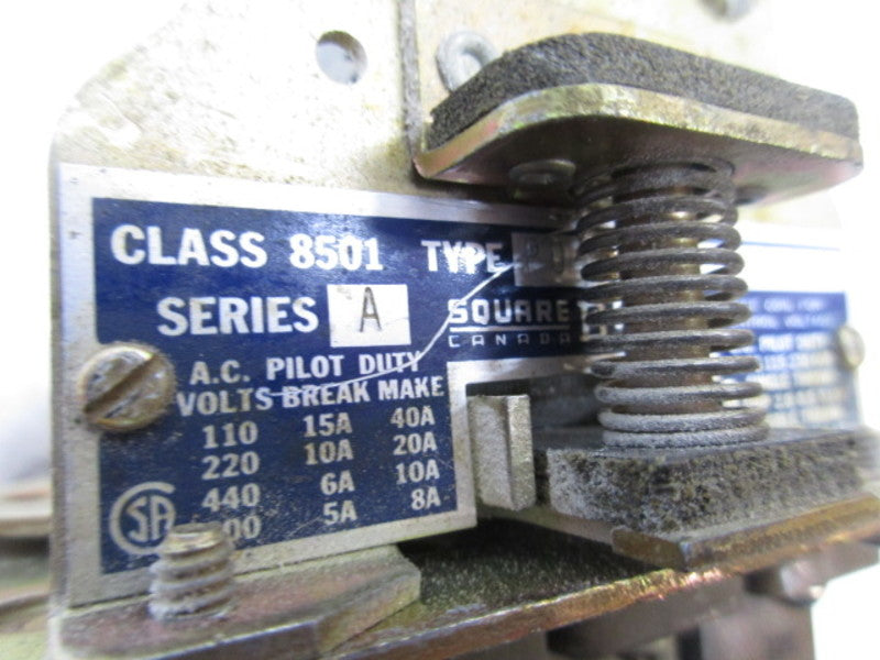 SQUARE D 8501-P04 RELAY  UNMP