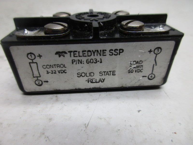 TELEDYNE SSP 603-1 SOLID STATE RELAY  UNMP