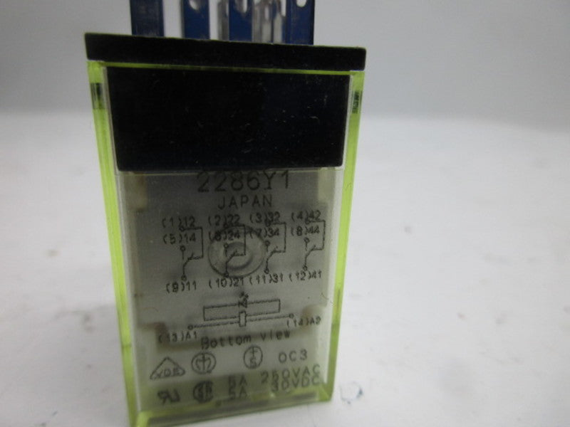 OMRON MY4N RELAY 12VAC  UNMP