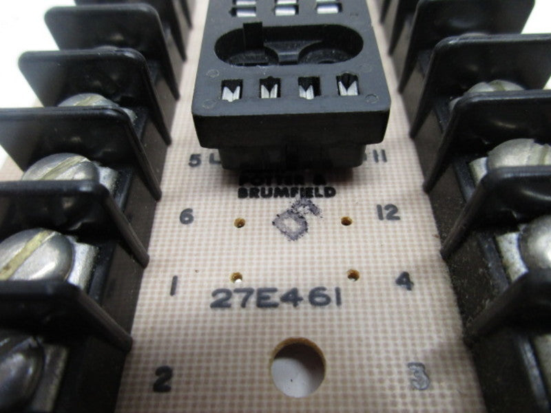 POTTER & BRUMFIELD 27E461 RELAY SOCKET  NSNP