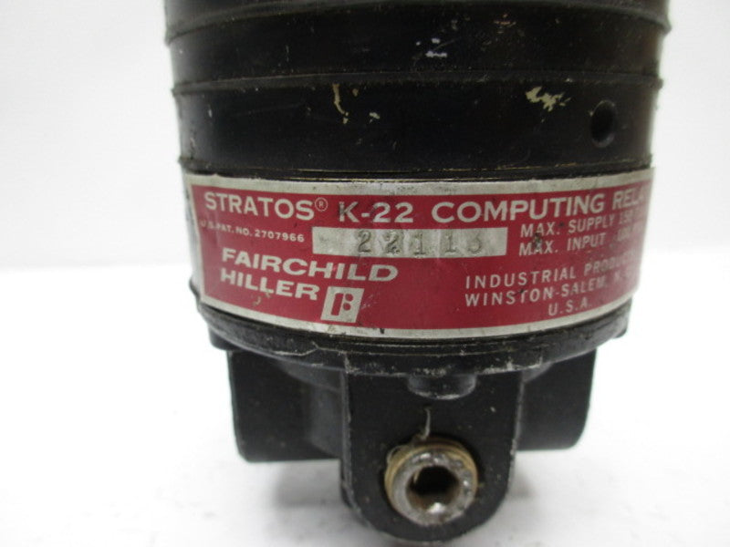 FAIRCHILD K-22 22113 COMPUTING RELAY  UNMP