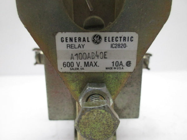 GENERAL ELECTRIC IC2820-A100AB40E RELAY 600V 10A  UNMP