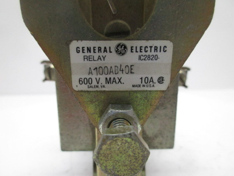 GENERAL ELECTRIC IC2820-A100AB40E RELAY 600V 10A  UNMP