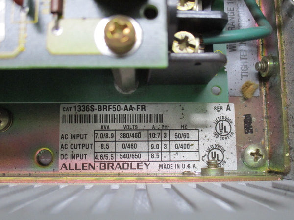 ALLEN BRADLEY 1336S-BRF50-AA-FR SER. A  UNMP