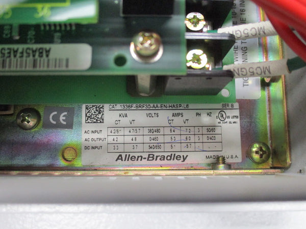 ALLEN BRADLEY 1336F-BRF30-AN-EN-HASP-L6 SER. B  UNMP
