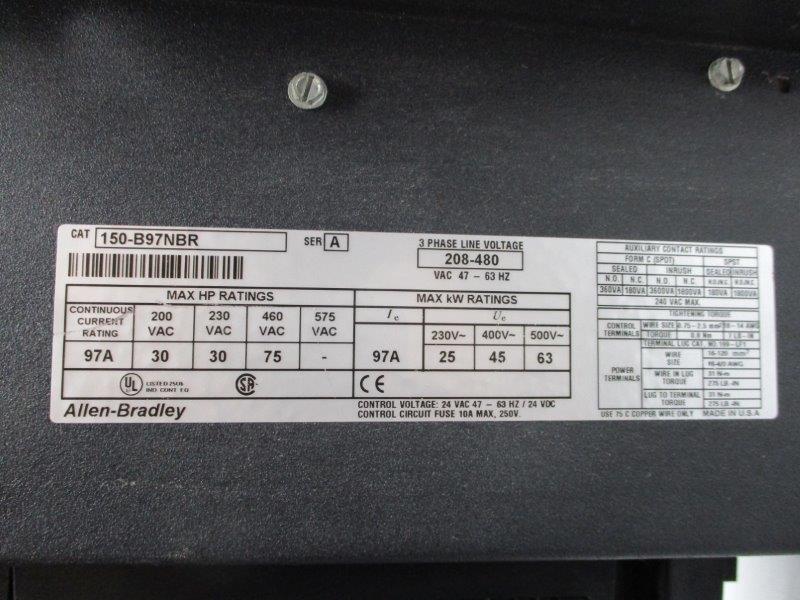 ALLEN BRADLEY 150-B97NBR SER. A  UNMP