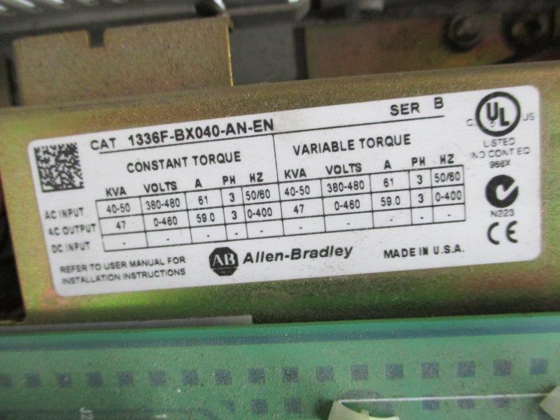ALLEN BRADLEY 1336F-BX040-AN-EN SER. B  UNMP