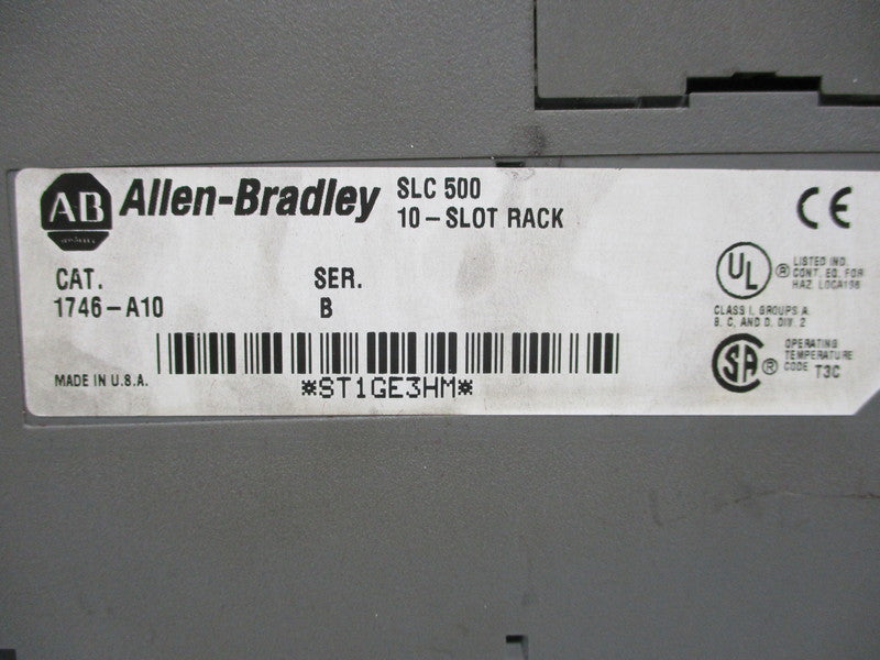 ALLEN BRADLEY 1746-A10 SER. B (AS PICTURED)  UNMP