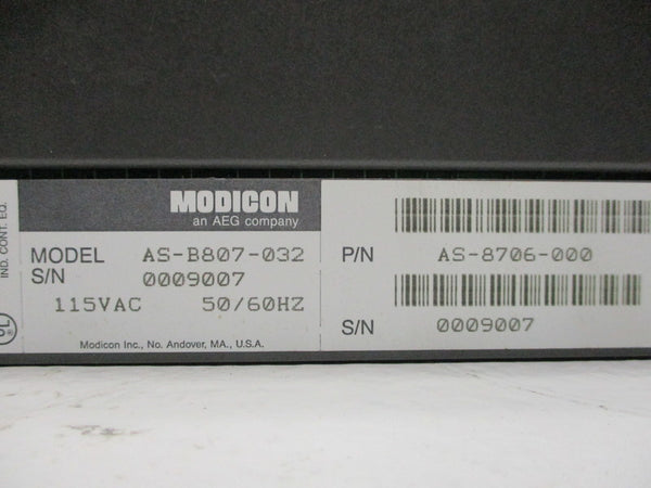 AEG MODICON AS-B807-032 (AS-8706-000)  UNMP
