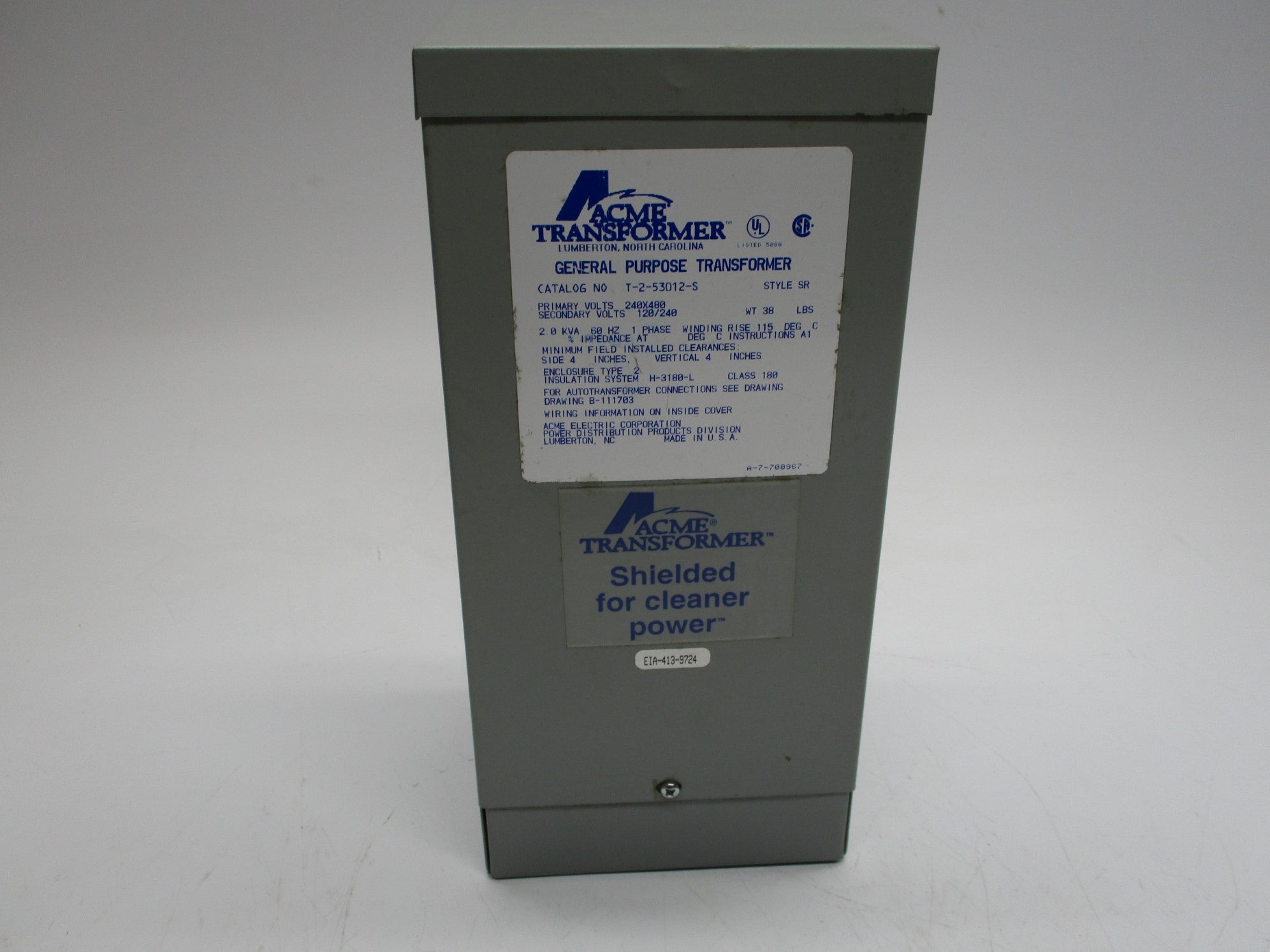 ACME T-2-53012-S 480V NSMP