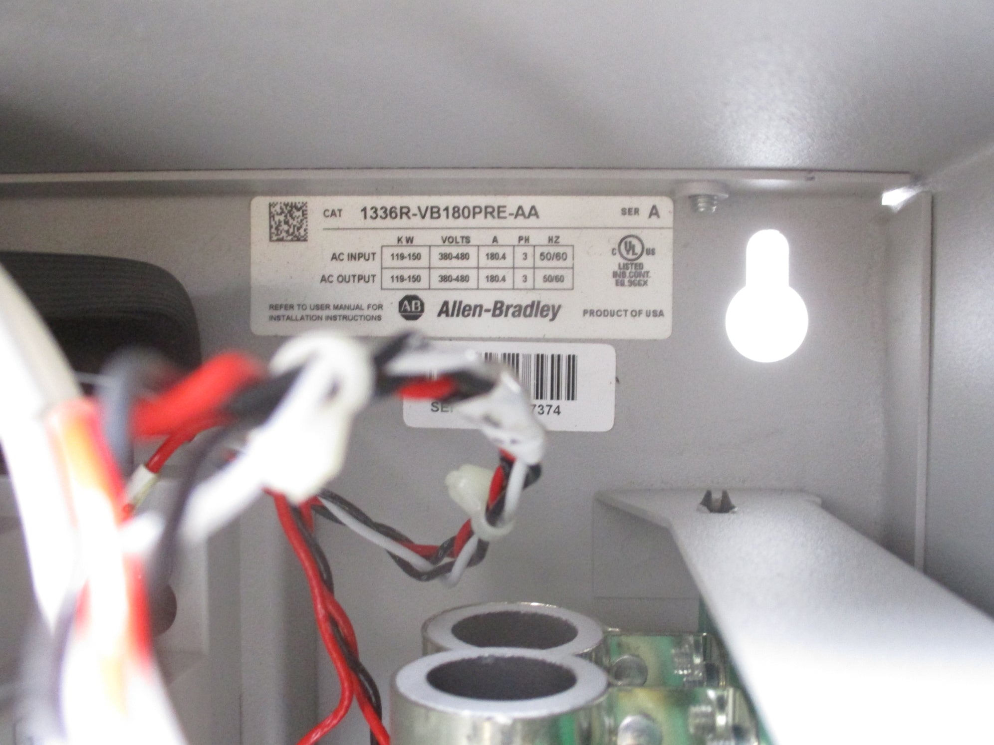 ALLEN BRADLEY 1336R-VB180PRE-AA REMAN