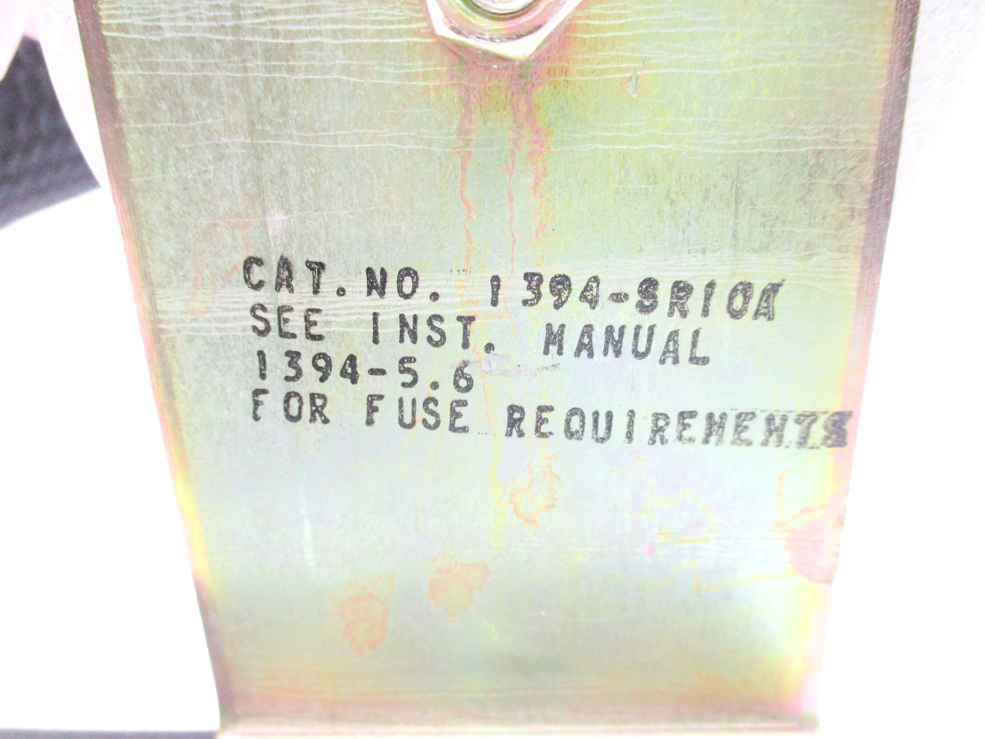 ALLEN BRADLEY 1394-SR10A SER. A  NSMP