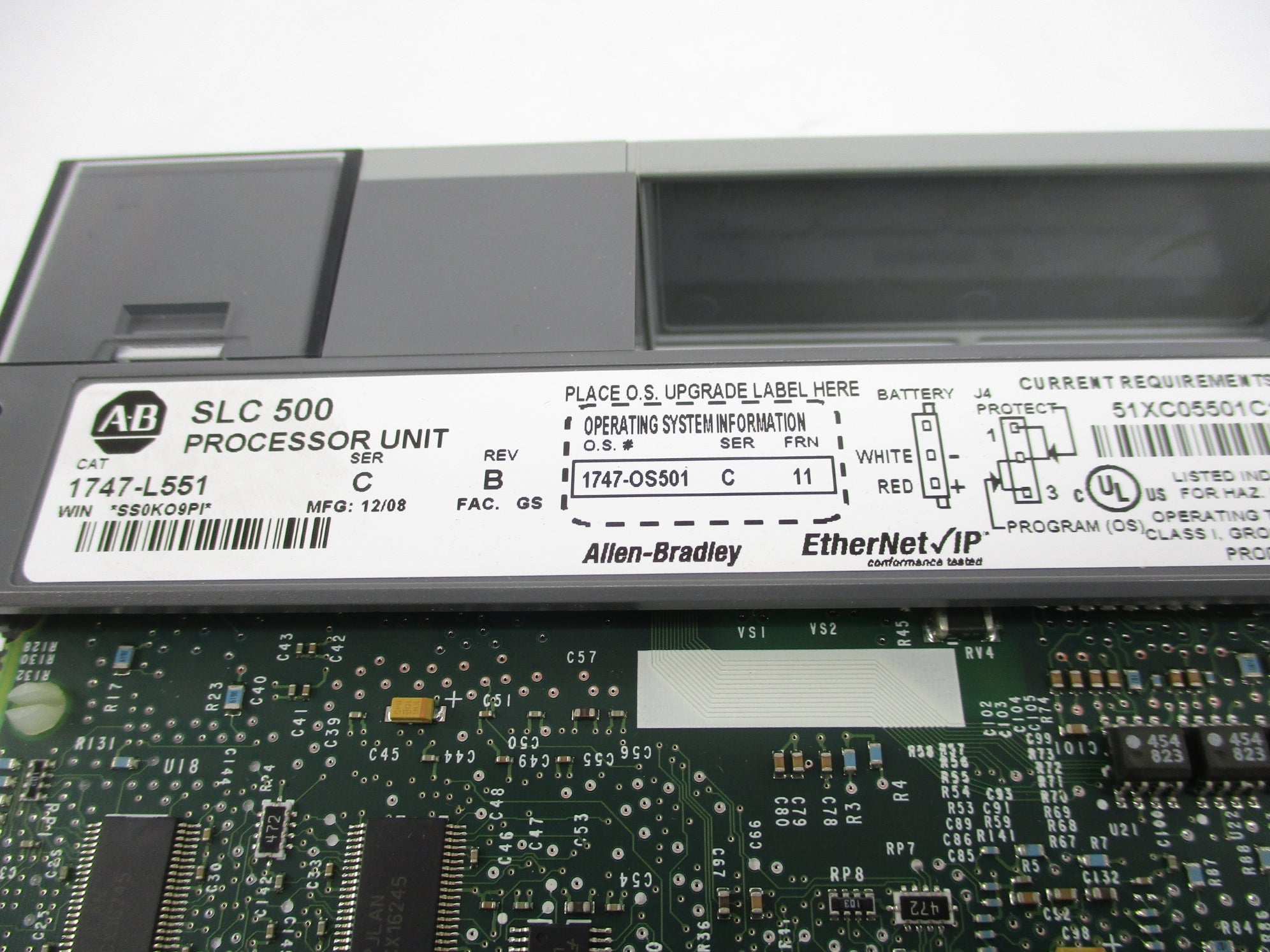 ALLEN BRADLEY 1747-L551 SER. C F/W 11 (NO KEY) NSMP