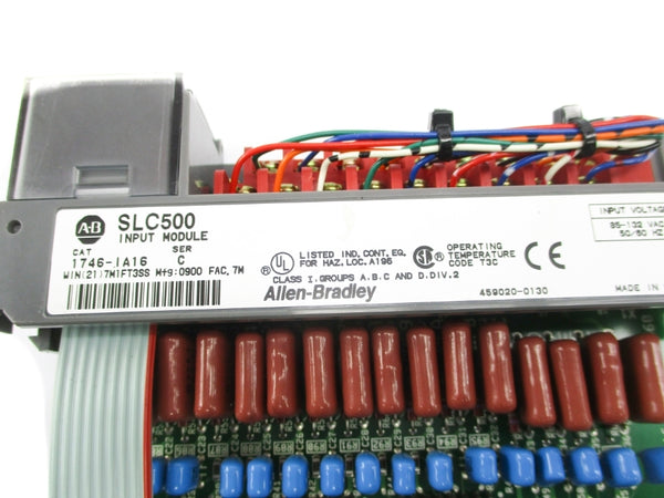 ALLEN BRADLEY 1746-IA16 SER. C 85-132VAC (NO DOOR) UNMP