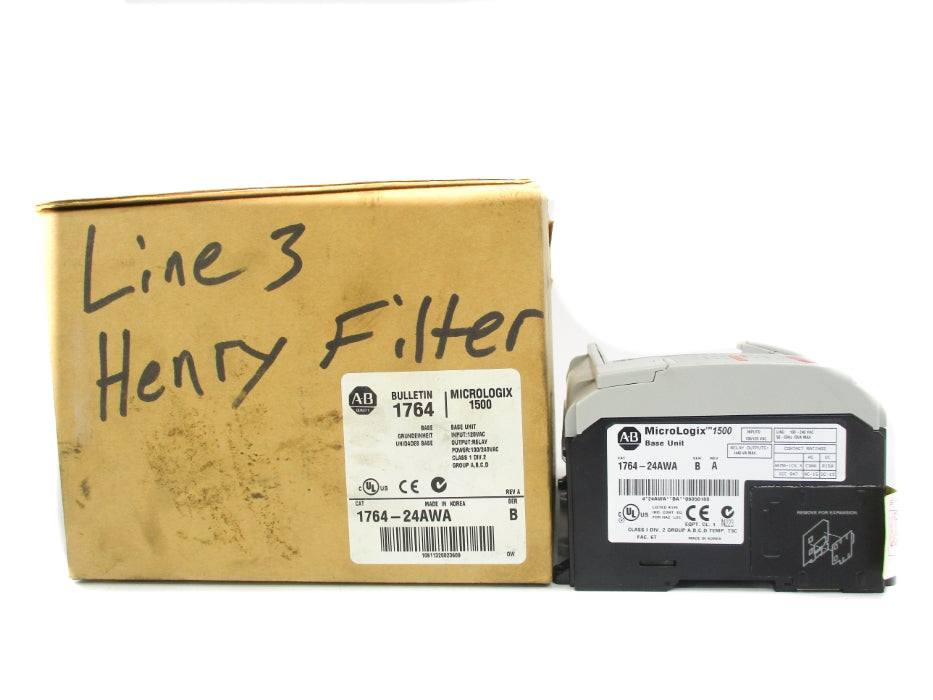 ALLEN BRADLEY 1764-24AWA SER. B 100-240VAC REV. A NSMP