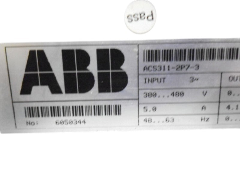 ABB ACS300 ACS311-2P7-3 AC DRIVE  UNMP