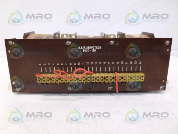 A.S.R. SERVOTRON T020-150 TRANSFROMER  UNMP