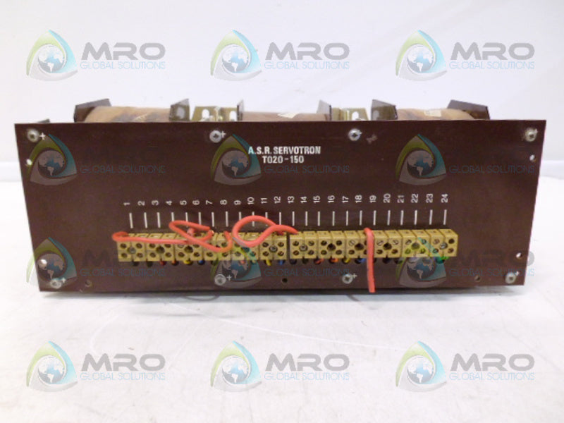 A.S.R. SERVOTRON T020-150 TRANSFROMER  UNMP