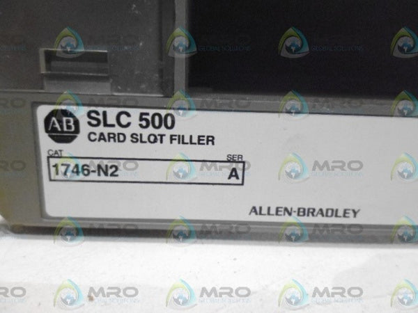 ALLEN BRADLEY 1746-N2 SER A CARD SLOT FILLER UNMP