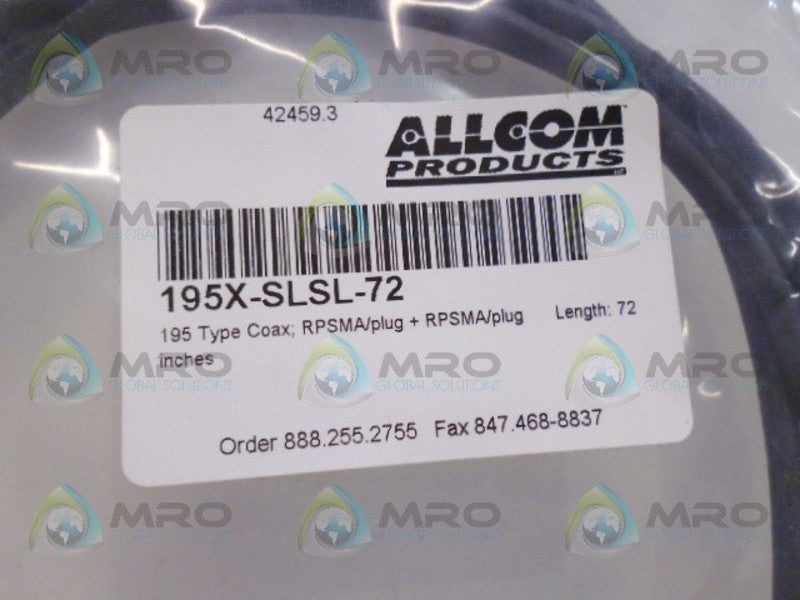 ALLCOM PRODUCTS 195X-SLSL-72 CABLE 72" NSMP