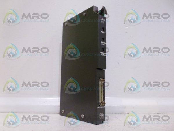 ALLEN BRADLEY 1771-DA SER A ASCII I/O MODULE UNMP