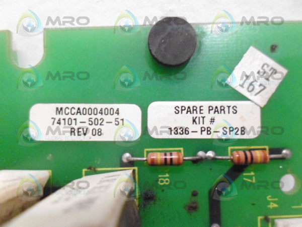 ALLEN BRADLEY 1336-PB-SP2B PC BOARD PRECHARGE UNMP