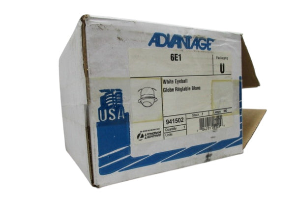 ADVANTAGE 6E1 941502 WHITE EYEBALL GLOBE NSMP