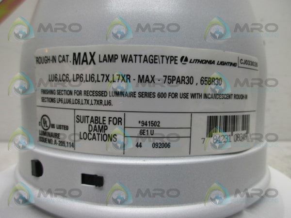 ADVANTAGE 6E1 941502 WHITE EYEBALL GLOBE NSMP