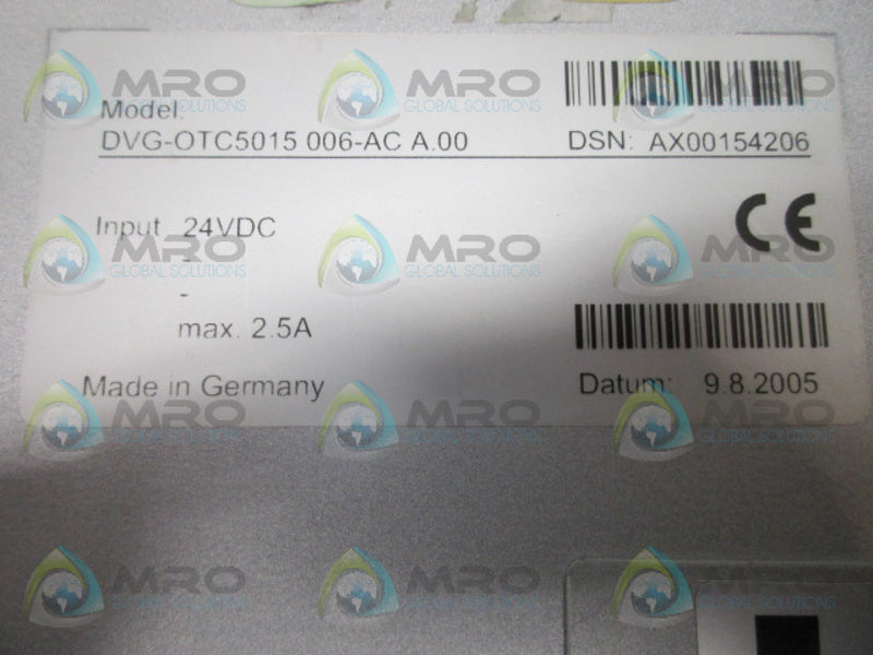 ADS TEC DVG-OTC5015 PANEL UNMP