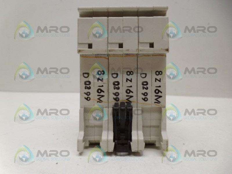 ABB S203P-Z16 CIRCUIT BREAKER 16A UNMP