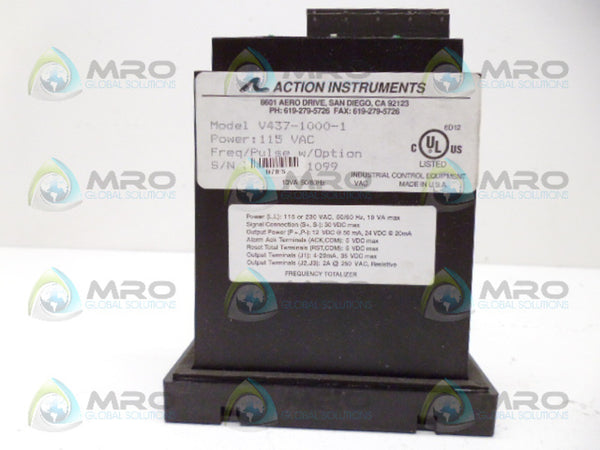 ACTION INSTRUMENTS V437-1000-1 INDICATOR NSNP