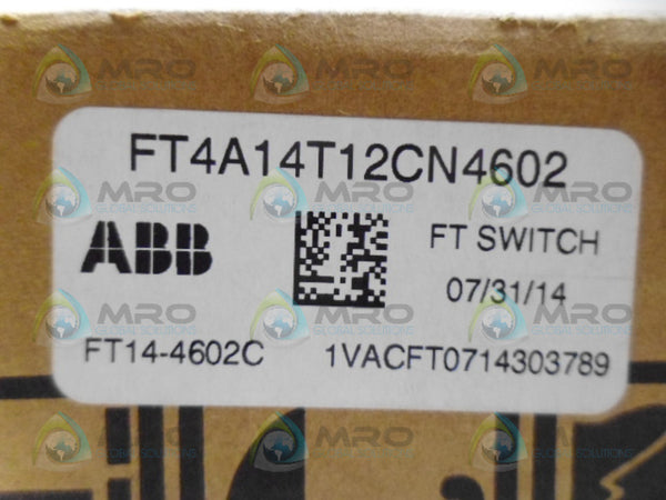 ABB FT4A14T12CN4602 FLEXITEST SWITCH NSFS