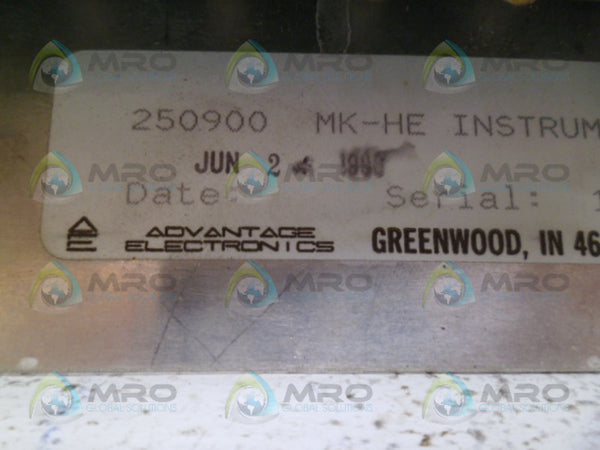 ADVANTAGE 250900 DISPLAY PANEL (AS PICTURED) UNMP