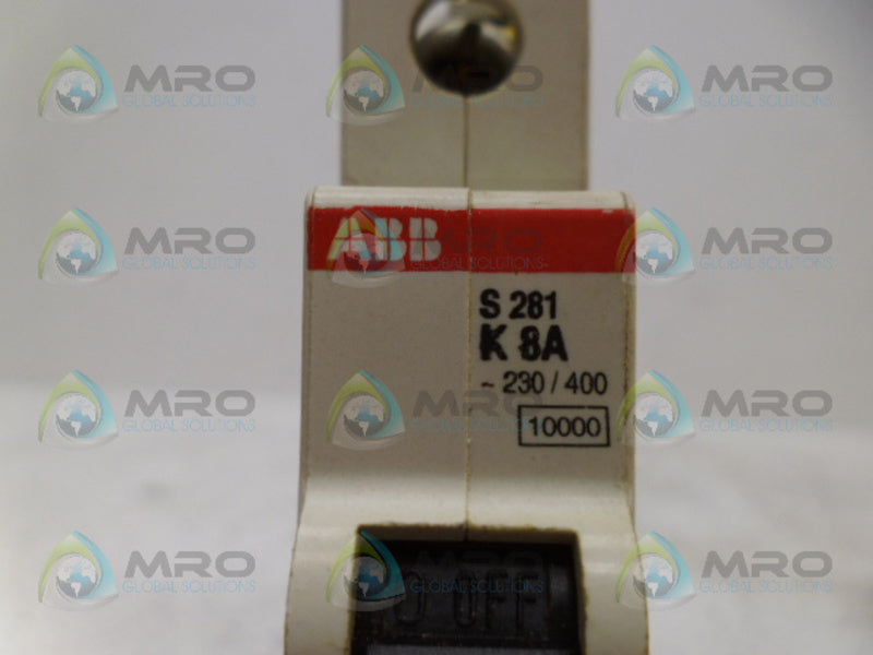 ABB S281-K8 CIRCUIT BREAKER NSNP