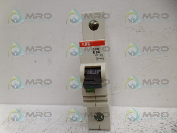 ABB S281-K8 CIRCUIT BREAKER NSMP