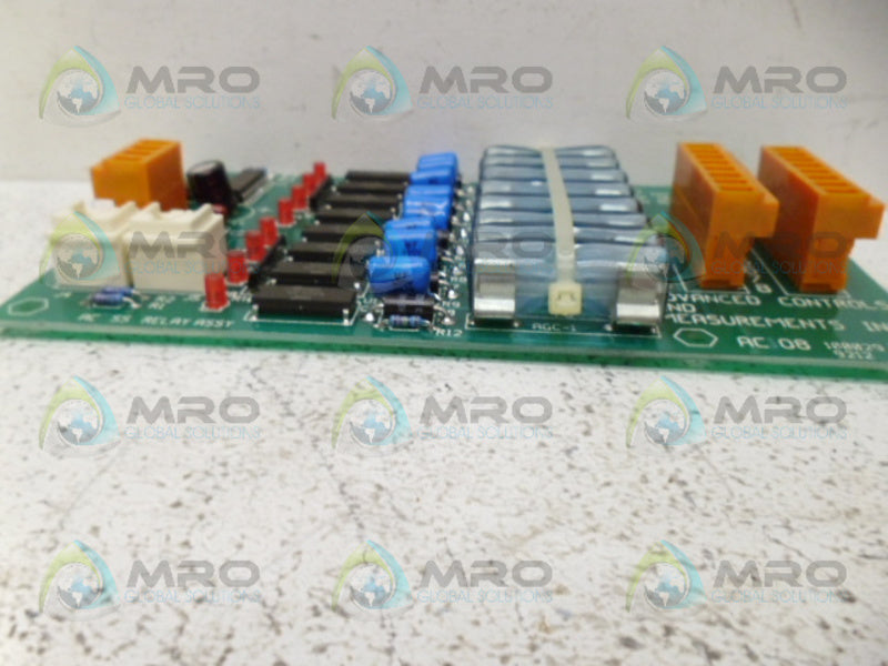 ADVANCED CONTROLS AC108 100029 9212 RELAY BOARD NSNP