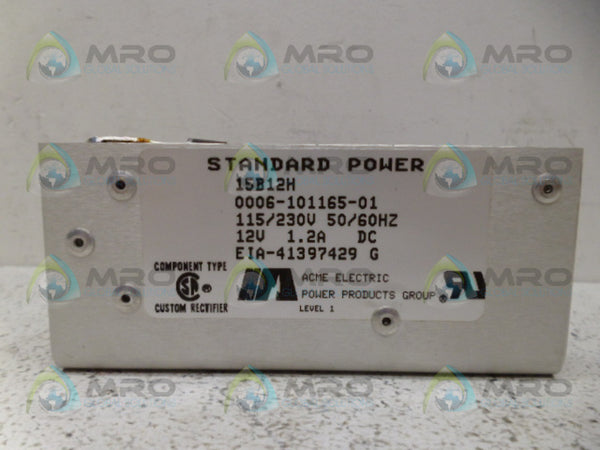 ACME 15B12H POWER SUPPLY NSNP