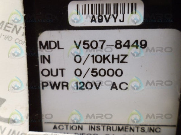 ACTION INSTRUMENTS MDLV507-8449 MODULE NSMP