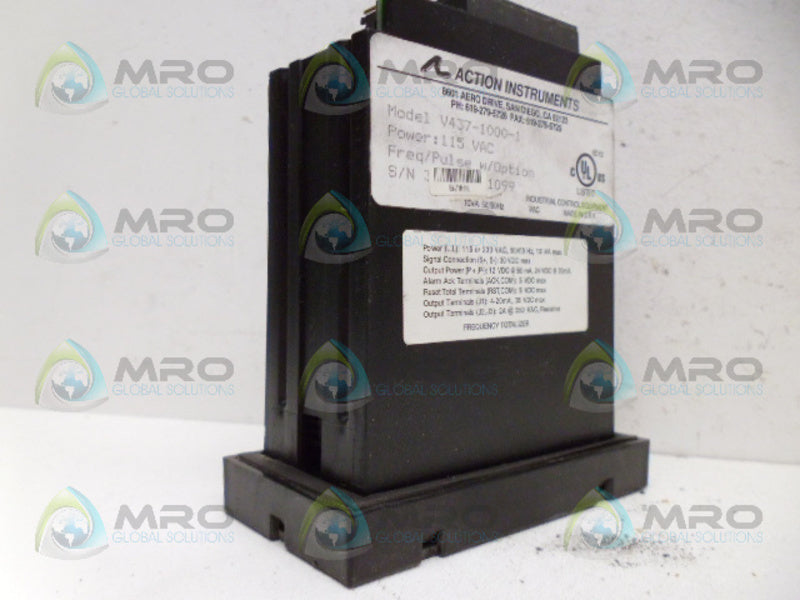 ACTION INSTRUMENTS V437-1000-1 INDICATOR UNMP