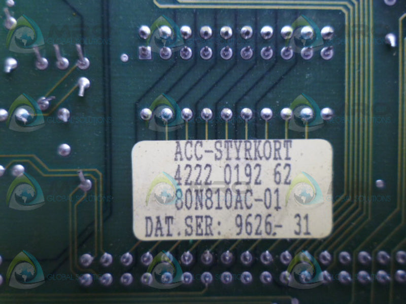 ACC-STYRRORT 80N810AC-01 CIRCUIT BOARD UNMP
