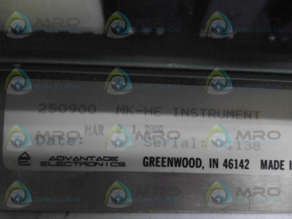 ADVANTAGE 250900 DISPLAY PANEL UNMP