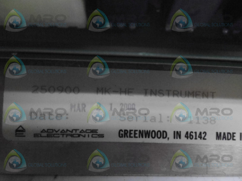 ADVANTAGE 250900 DISPLAY PANEL UNMP