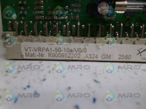 REXROTH VT-VRPA1-50-10A/V0/0 PC BOARD UNMP
