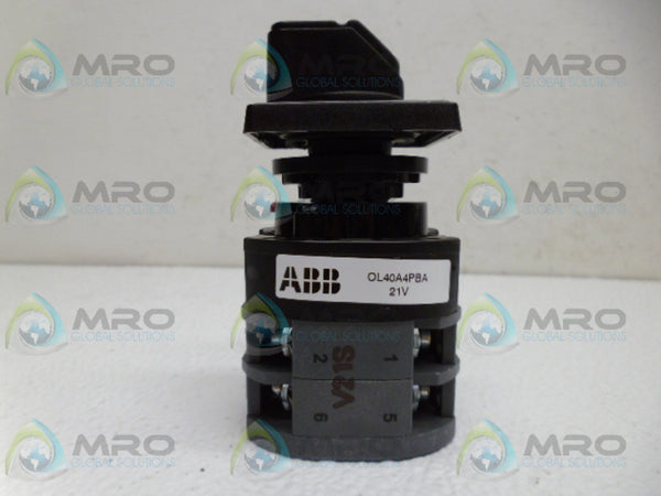 ABB OL40A4PBA 21V CAM SWITCH NSNP
