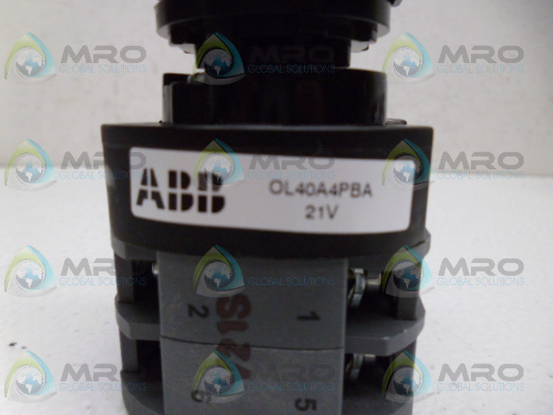 ABB OL40A4PBA 21V CAM SWITCH NSNP