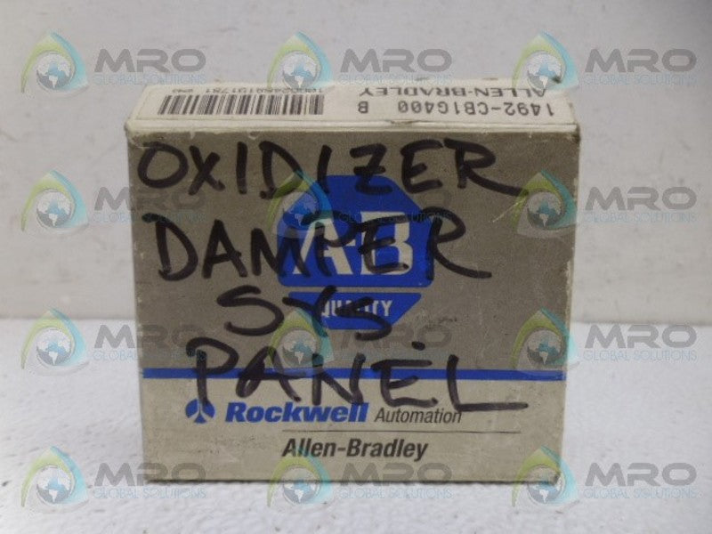 ALLEN BRADLEY 1492-CB1G400 SER. B CIRCUIT BREAKER NSMP