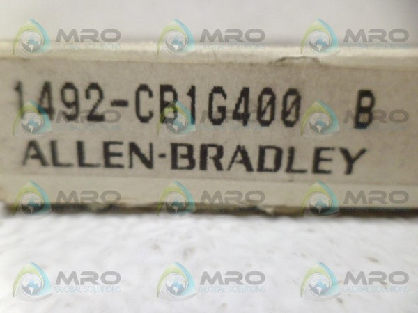 ALLEN BRADLEY 1492-CB1G400 SER. B CIRCUIT BREAKER NSMP