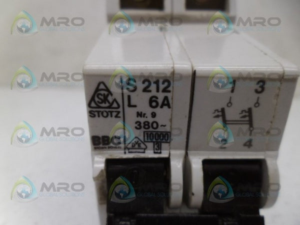 BBC S212L6A CIRCUIT BREAKER UNMP